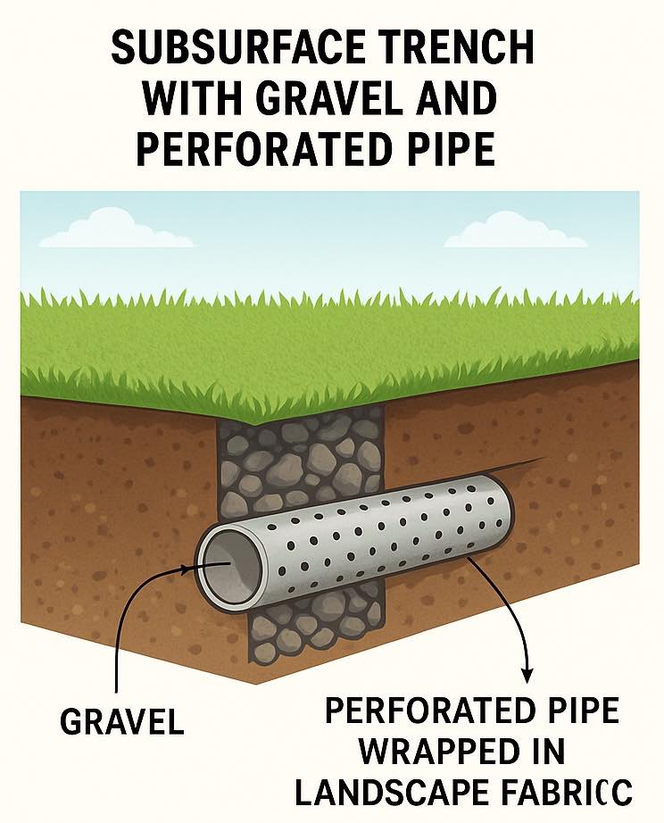 French Drain Detail