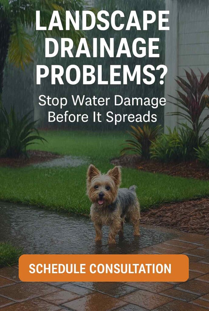 Landscape Drainage - French Drain Venice FL