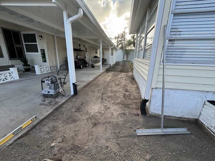 Downspout Drainage - Venice Drainage